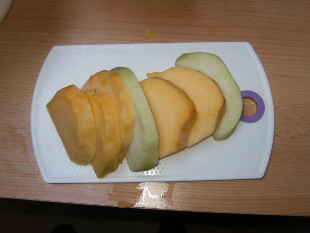 Rezept: Paniertes Kohlgemüse mit Kartoffeln Bild Nr. 2 Paniertes Kohlgemüse mit Kartoffeln - Rezept - Bild Nr. 2