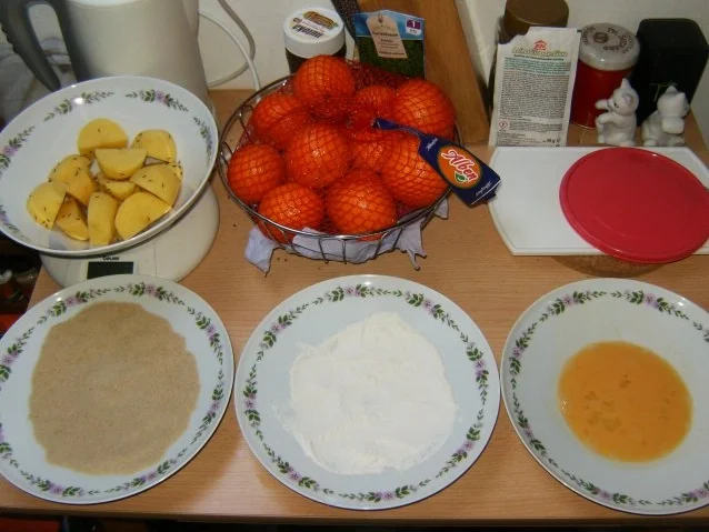 Rezept: Paniertes Kohlgemüse mit Kartoffeln Bild Nr. 3 Paniertes Kohlgemüse mit Kartoffeln - Rezept - Bild Nr. 3