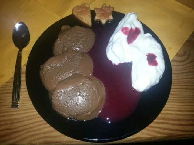 Rezept: Schokomousse und Quarkmousse Schokomousse und Quarkmousse - Rezept