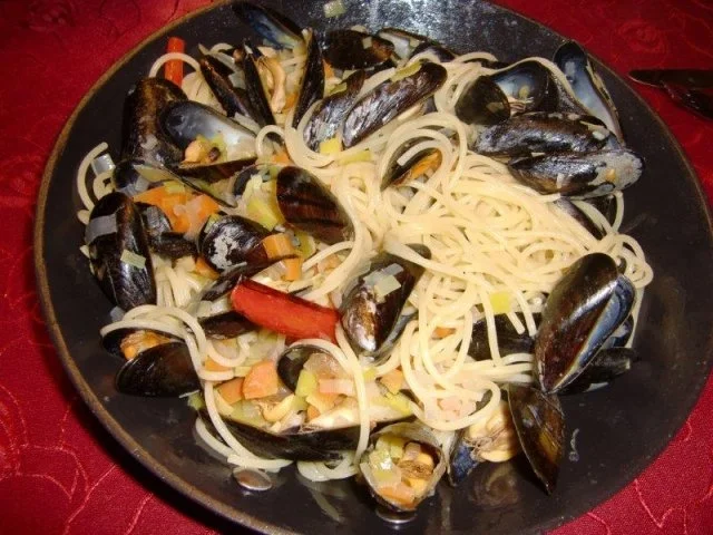 Miesmuscheln auf ein Spaghettinest à la Heiko - Rezept - Bild Nr. 16