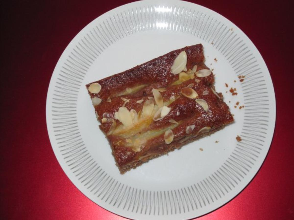 Birnenkuchen vom Blech - Rezept mit Bild - kochbar.de