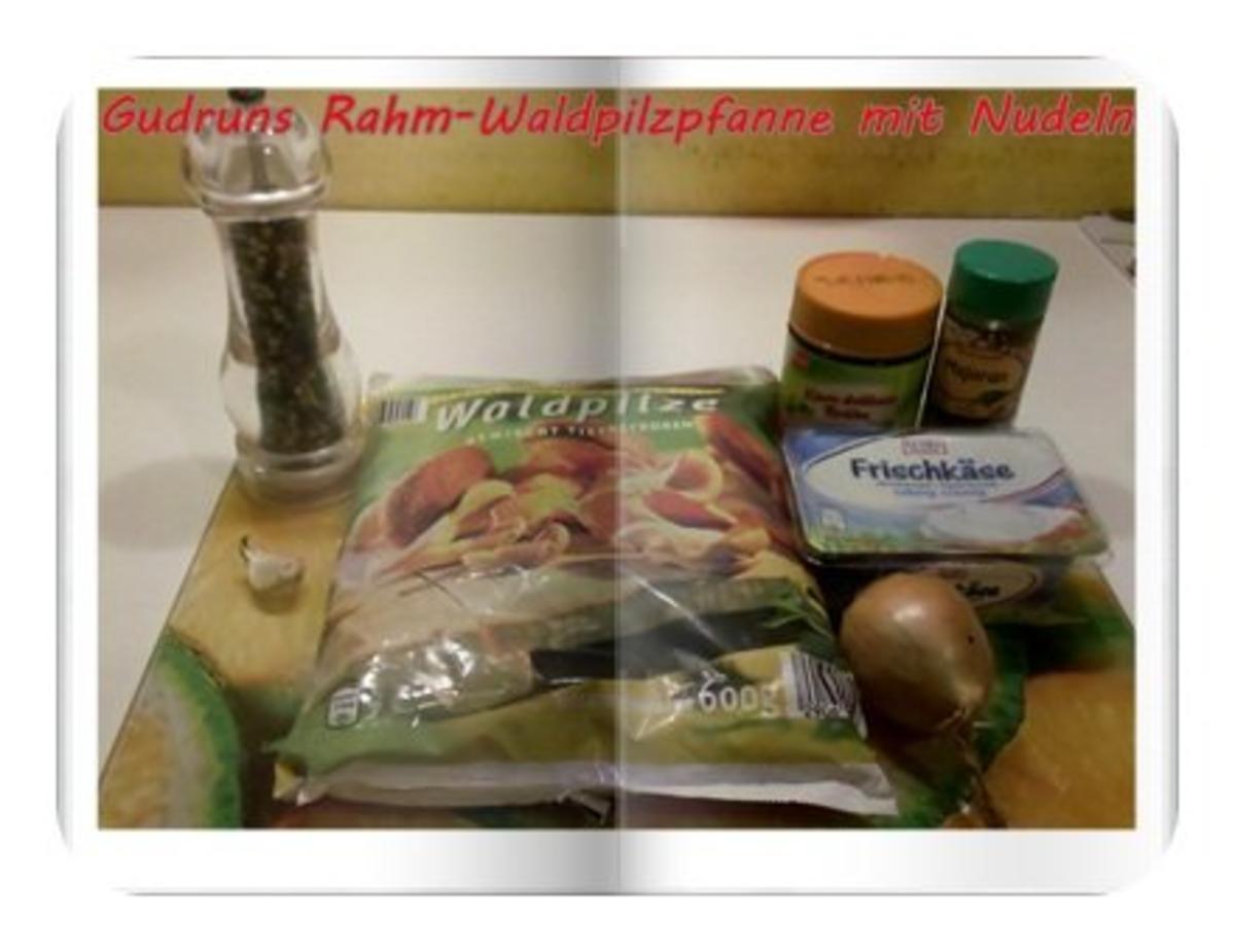 Vegetarisch: Rahm-Waldpilze mit Nudeln - Rezept - Bild Nr. 3