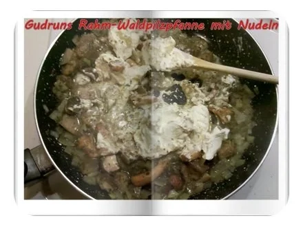 Vegetarisch: Rahm-Waldpilze mit Nudeln - Rezept - Bild Nr. 7