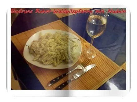 Vegetarisch: Rahm-Waldpilze mit Nudeln - Rezept - Bild Nr. 12