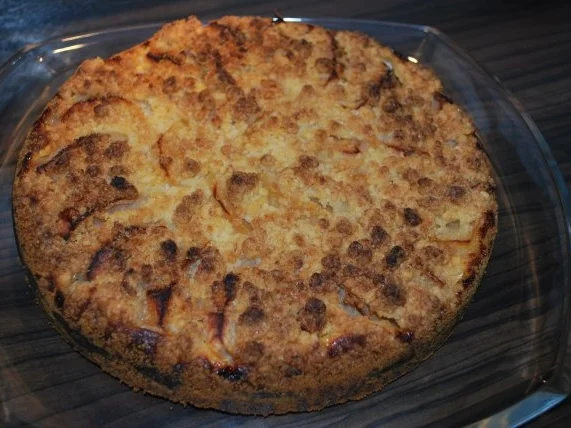 Apfel-Käse-Kuchen mit Streuseln - Rezept - Bild Nr. 2