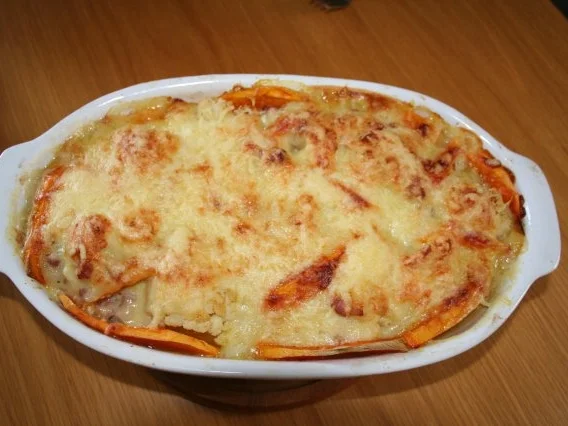 Rezept: Blumenkohl/Kürbisauflauf Bild Nr. 8 Blumenkohl/Kürbisauflauf - Rezept - Bild Nr. 8