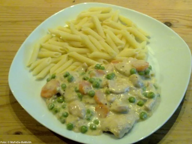 Hähnchen-Geschnetzeltes in Sahnesauce - Rezept - Bild Nr. 2