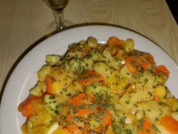 Eintopf: Weingemüserahmtopf mit Mango - Rezept