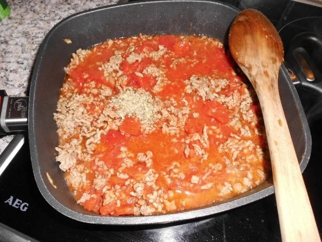 Rezept: Nudel-Hack-Auflauf "Hellas">> Bild Nr. 4 Nudel-Hack-Auflauf "Hellas">> - Rezept - Bild Nr. 4