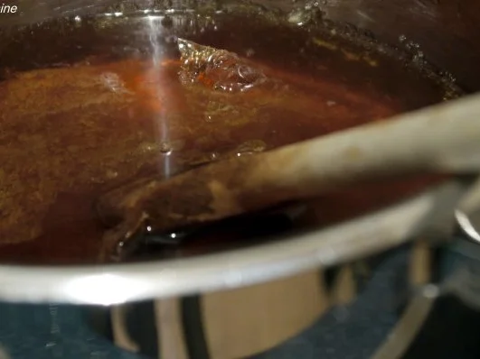 Schweinebauch mit Karamellsauce - Rezept - Bild Nr. 8