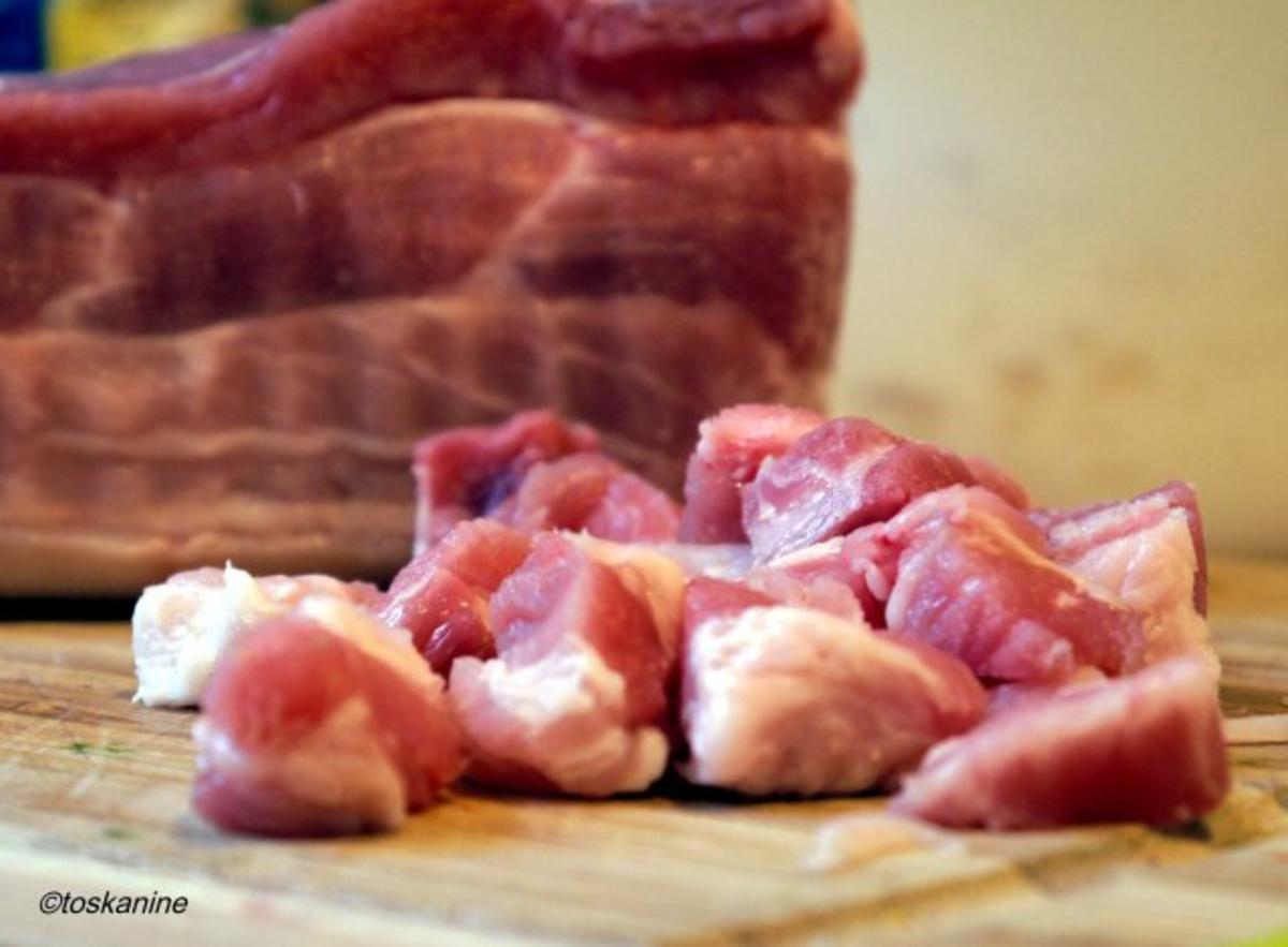 Schweinebauch mit Karamellsauce - Rezept - Bild Nr. 2
