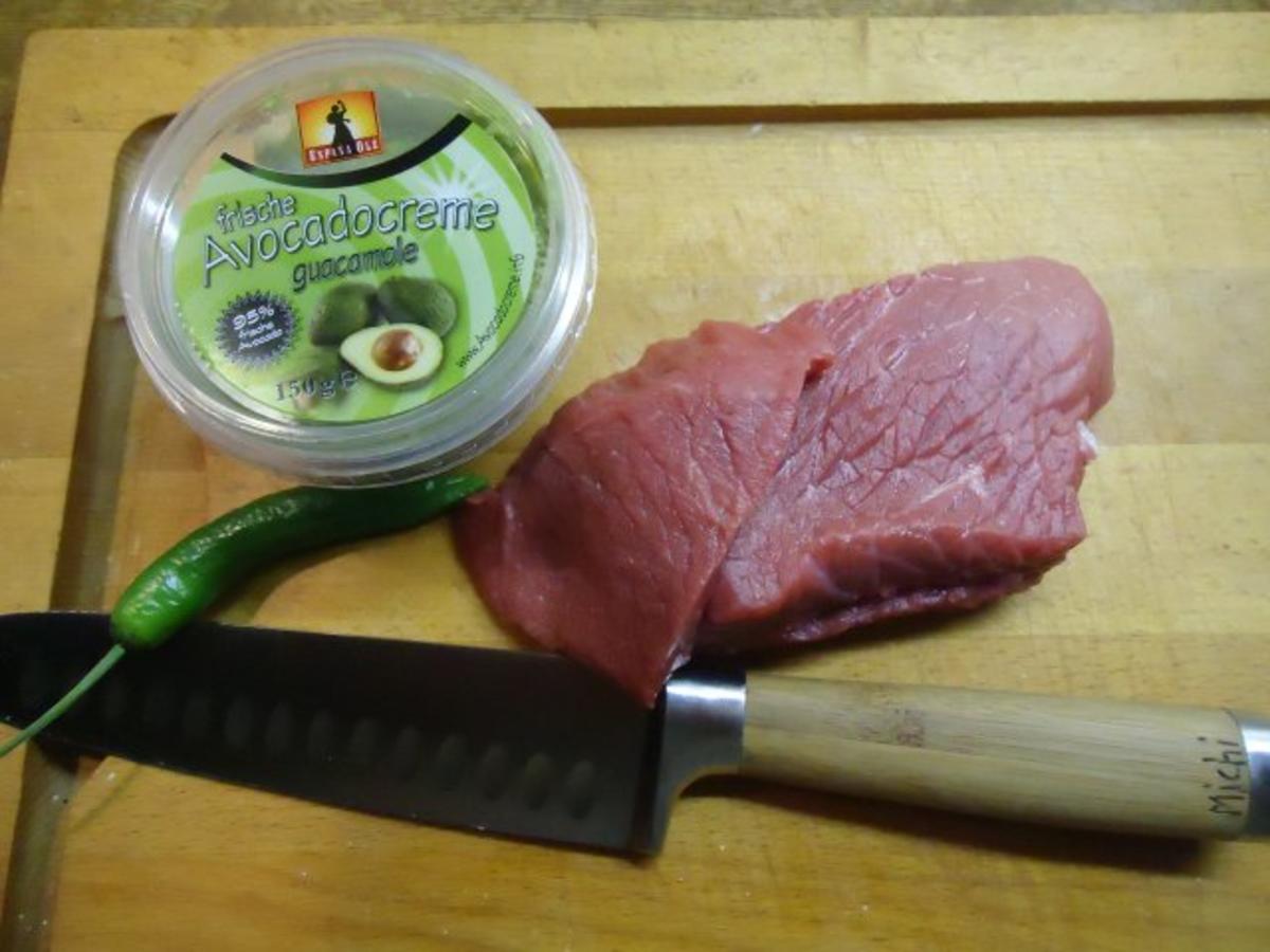 Rinder-Steak-Streifen in Avocado-Creme - Rezept - kochbar.de
