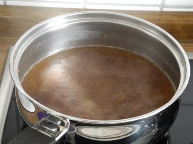 Gänsekeulen, Mandarinen - Rotkohl und Semmelklöße - Rezept - Bild Nr. 8