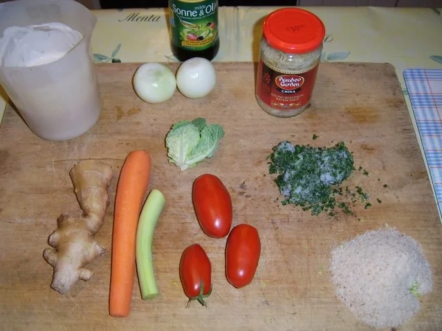 Hühnchen im Gemüsebett mit Kräuterkruste - Rezept - Bild Nr. 6