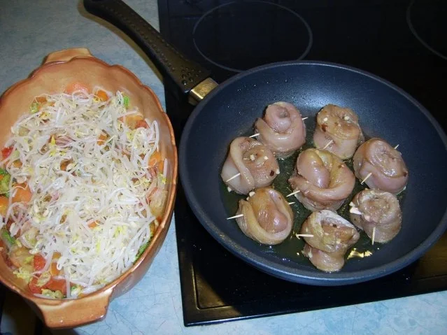 Hühnchen im Gemüsebett mit Kräuterkruste - Rezept - Bild Nr. 12