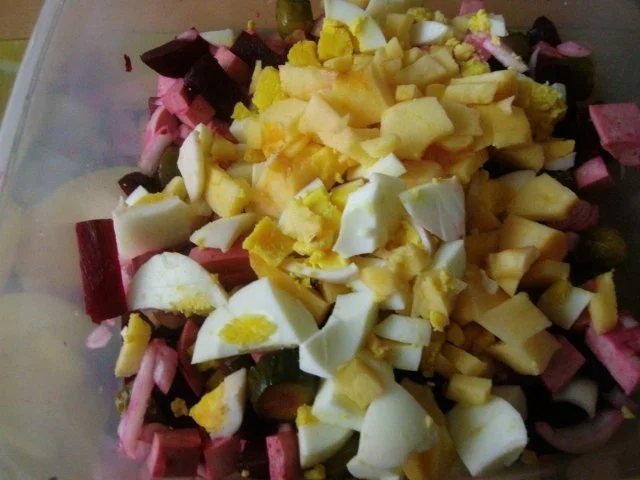 Rezept: Russischer Salat Bild Nr. 5 Russischer Salat - Rezept - Bild Nr. 5