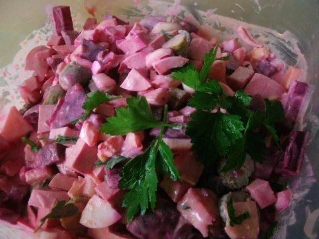 Rezept: Russischer Salat Bild Nr. 7 Russischer Salat - Rezept - Bild Nr. 7