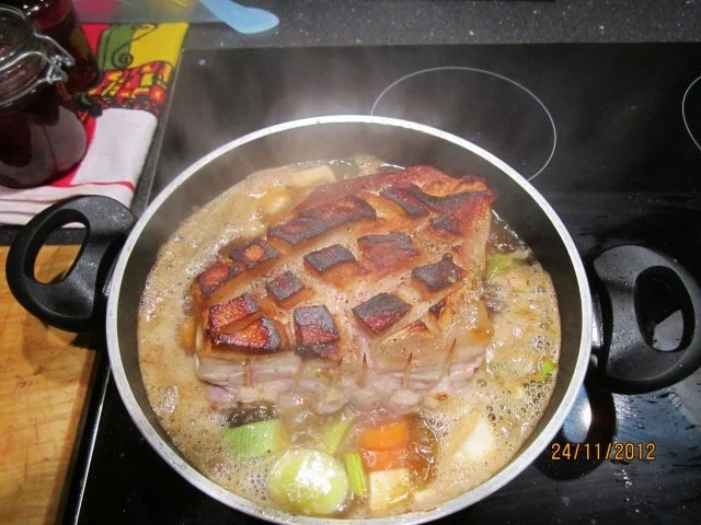 gefüllte Brustspitze vom Schwein - Rezept - Bild Nr. 6