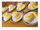 Klebreis mit Kokosmilch und Thai-Mango - Rezept