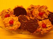 Rezept: Florentiner Plätzchen, Kalorienreduziert Florentiner Plätzchen, Kalorienreduziert - Rezept