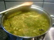 GEMÜSESUPPE MIT REIS UND FLEISCHEINLAGE - Rezept