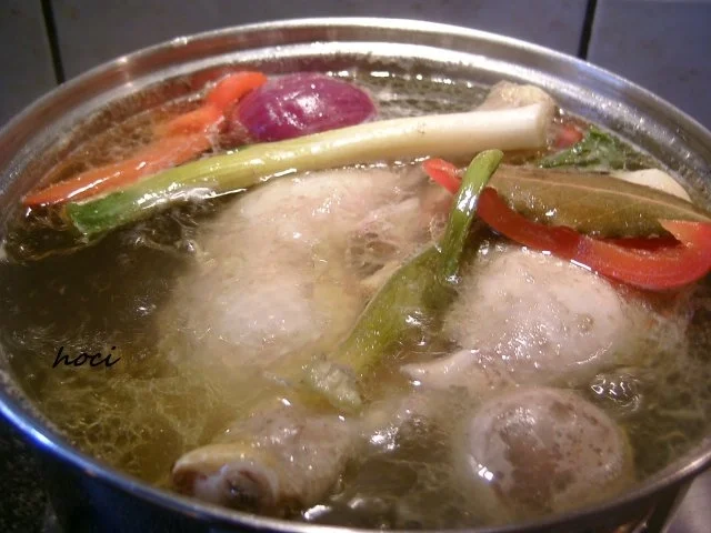 Rezept: GEMÜSESUPPE MIT REIS UND FLEISCHEINLAGE Bild Nr. 3 GEMÜSESUPPE MIT REIS UND FLEISCHEINLAGE - Rezept - Bild Nr. 3