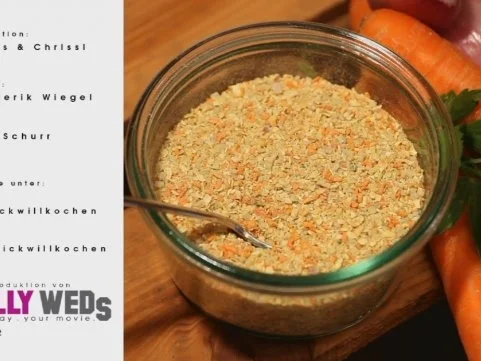 Rezept: Getrocknete Gemüsebrühe Getrocknete Gemüsebrühe - Rezept