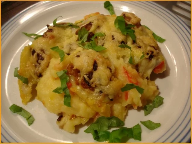 Fleischbällchen auf Kartoffelpüree - Rezept