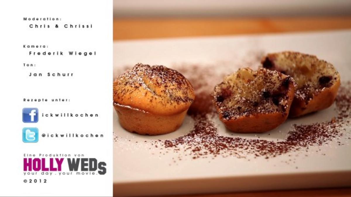 Heidelbeer- Muffins mit weißer Schokolade - Rezept - kochbar.de