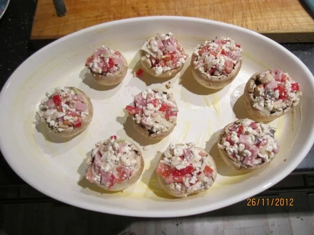 Rezept: Champignons gefüllt Champignons gefüllt - Rezept