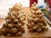 Tannenbäume aus Lebkuchen - Rezept