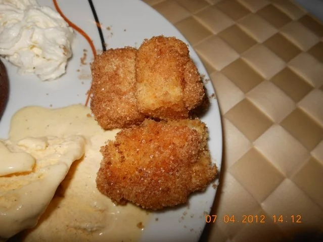 Rezept: Panierte Puddingswürfel Bild Nr. 5 Panierte Puddingswürfel - Rezept - Bild Nr. 5