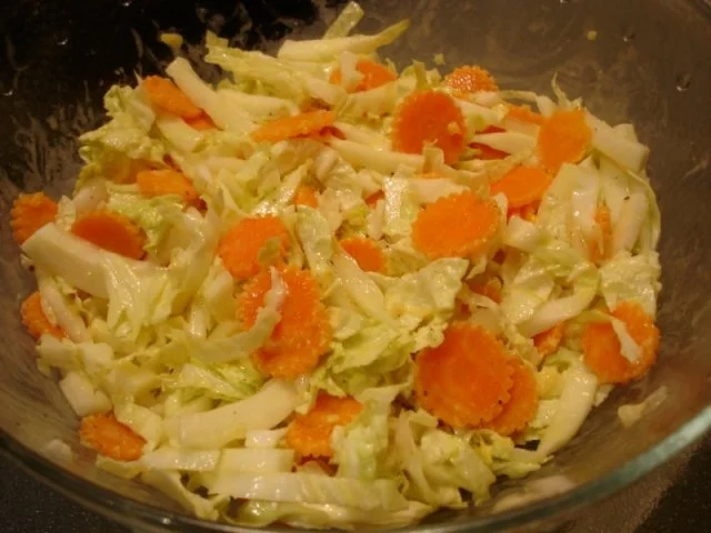 Chinakohl mit Ingwer-Möhreblüten - Rezept - Bild Nr. 2