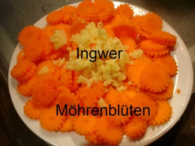 Chinakohl mit Ingwer-Möhreblüten - Rezept - Bild Nr. 5