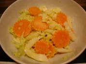 Chinakohl mit Ingwer-Möhreblüten - Rezept