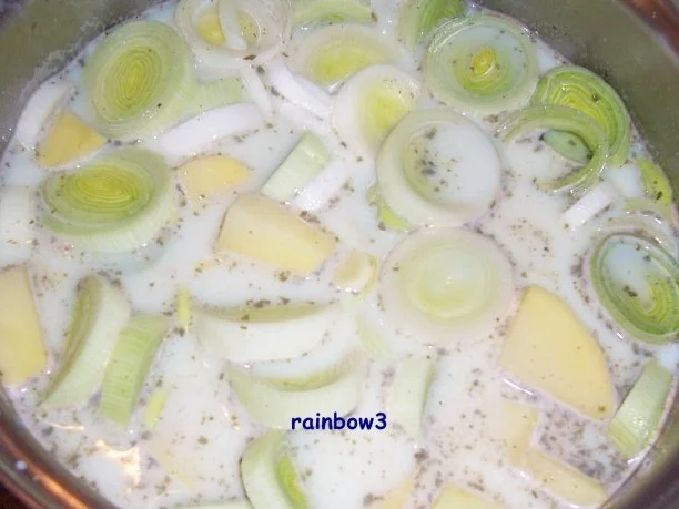 Kochen: Kartoffel-Porree-Cremesuppe - Rezept