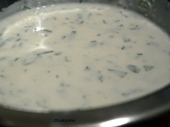 Hackschnitzel mit gebratenem Blumenkohl und Minze-Feta-Dip - Rezept - Bild Nr. 4