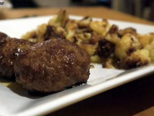 Hackschnitzel mit gebratenem Blumenkohl und Minze-Feta-Dip - Rezept - Bild Nr. 12