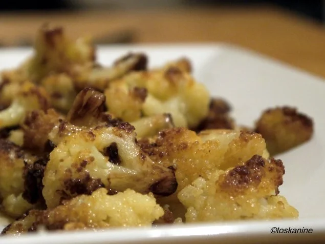 Hackschnitzel mit gebratenem Blumenkohl und Minze-Feta-Dip - Rezept - Bild Nr. 13