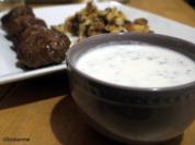 Hackschnitzel mit gebratenem Blumenkohl und Minze-Feta-Dip - Rezept