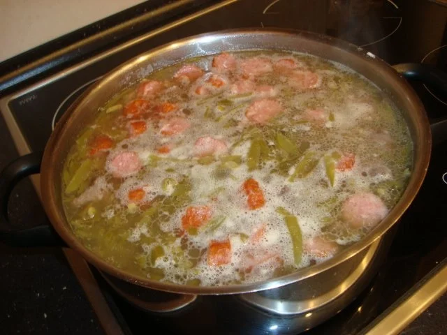 Grüne Bohnensuppe - Rezept - Bild Nr. 8