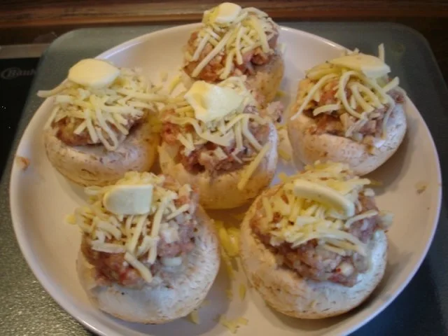 Gefüllte Champignons à la Papa - Rezept - Bild Nr. 7