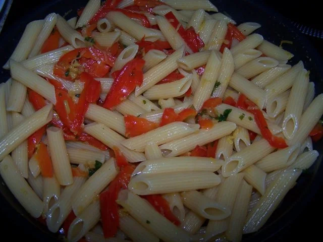 Rezept: Penne mit Paprika Penne mit Paprika - Rezept