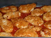 Puten-Minischnitzel überbacken - Rezept