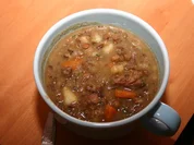 Deftiger Linseneintopf aus dem Schnellkochtopf - Rezept