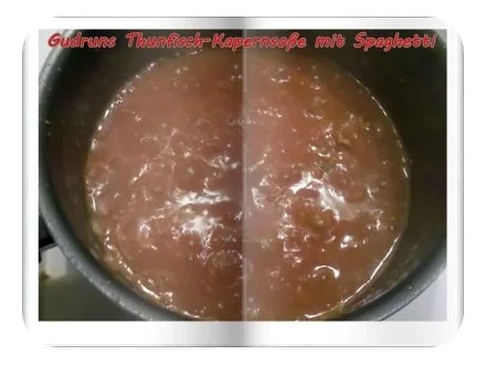 Fisch: Kapern-Thunfischsoße mit Spaghetti - Rezept - Bild Nr. 4