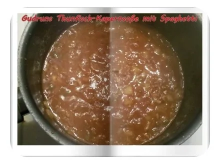 Fisch: Kapern-Thunfischsoße mit Spaghetti - Rezept - Bild Nr. 5