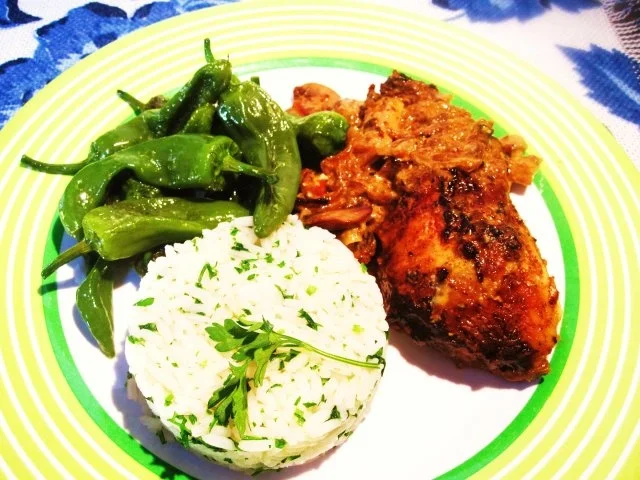 Überbackene Hühnerbrust mit Pimientos de Padrón - Rezept - Bild Nr. 7