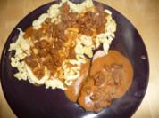 Hirschbraten mit Pfifferlingen - Rezept
