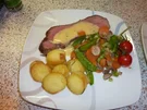 Roastbeef auf die "englische Art" mit Sommergemüse und Sauce Béarnaise - Rezept